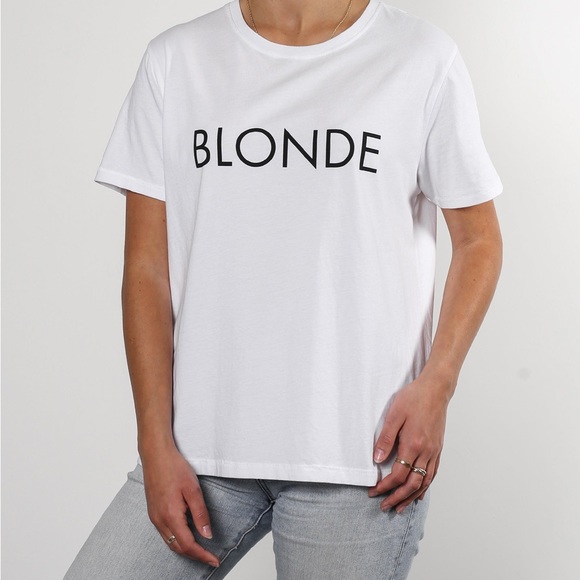 Brunette the Label Blonde T Shirt - Picture 1 of 3